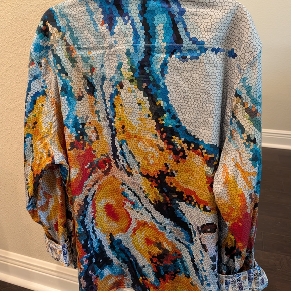 Robert Graham Colorful Abstract Mens Shirt - Picture 2 of 7